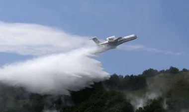 "Amfibiya" hələ də Türkiyədə meşə yanğınları ilə mübarizədə