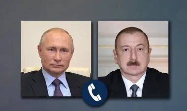 Putin Ermənistana səfər ərəfəsində Əliyevə zəng edib