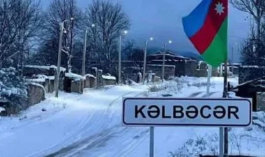 Kəlbəcərin yolları qardan təmizlənir VİDEO