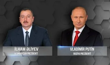 İlham Əliyev Vladimir Putinlə danışdı