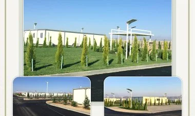 Cəbrayılda mobil şəhərcik tikilib FOTO