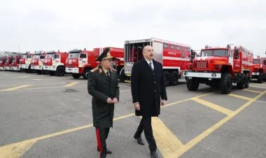 Prezident yeni xüsusi təyinatlı texnikalarla tanış oldu FOTO