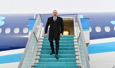 İlham Əliyev Rumıniyada səfərdədir VİDEO