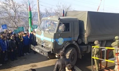 Sülhməramlıların avtomobilləri yenə Laçın yolundan keçdi