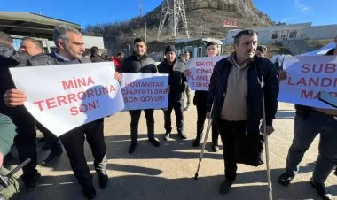 Mina qurbanları Xankəndi yolunda aksiyaya qoşulub