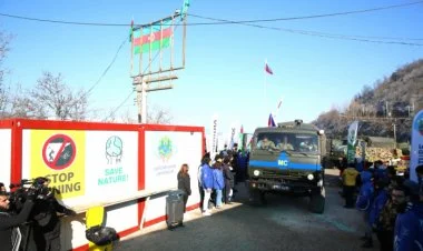 Sülhməramlılar Laçın-Xankəndi yolundan yenə maneəsiz keçdi