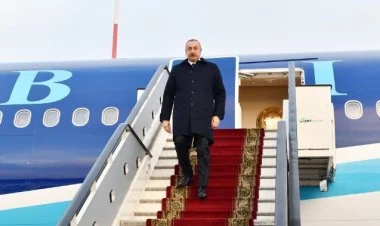 İlham Əliyev Rusiyaya getdi