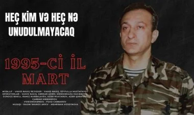 Heç kim və heç nə unudulmayacaq