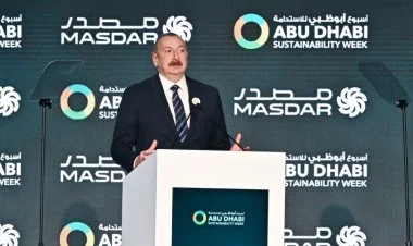 İlham Əliyev BƏƏ Dayanıqlılıq Həftəsinin açılışında FOTO