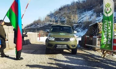 Sülhməramlıların 11 avtomobili də aksiya ərazisindən keçdi