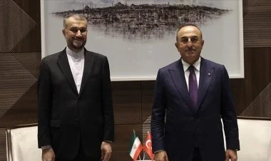 Çavuşoğlu Abdullahianla görüşdü FOTO