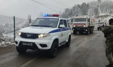 Rusların daha 24 maşını Xankəndidən Ermənistana getdi