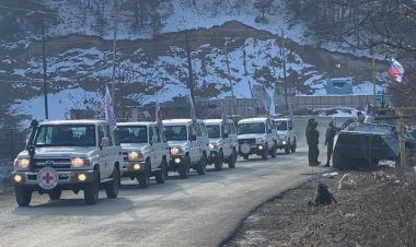 BQXK-nin 6 maşını yenidən Laçın yolundan keçdi
