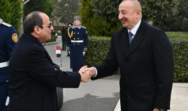 Misir Prezidentinin rəsmi qarşılanma mərasimi oldu