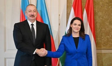 İlham Əliyevin Katalin Novak ilə görüşü olub