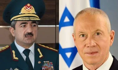 İsrailin müdafiə naziri Elçin Quliyevlə də telefonla danışıb