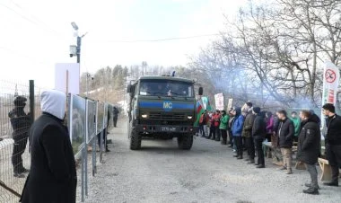 Sülhməramlıların 20 avtomobili aksiya ərazisindən keçdi