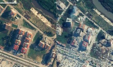 "Əsrin fəlakəti"nin dağıntılarının peyk FOTOsu