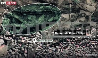 Zəlzələ 35 hektarlıq ərazini iki yerə böldü VİDEO