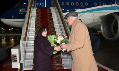 Sahibə Qafarova Rusiyaya rəsmi səfərə gəlib