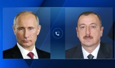 Vladimir Putin İlham Əliyevlə telefonla danışıb