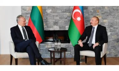 İlham Əliyev Litva Prezidentini təbrik edib