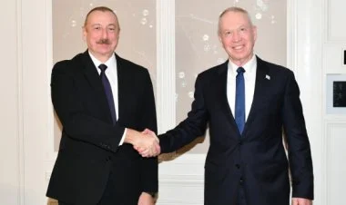 İlham Əliyev İsrailin müdafiə naziri Yoav Qalant ilə görüşüb