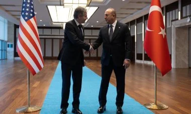 Blinken Çavuşoğlu ilə görüşü barədə yazdı FOTO