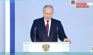 Prezident Vladimir Putin Federal Məclisə müraciət edir