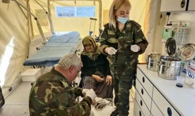Səhra hospitallarında 1623 nəfərə tibbi xidmət göstərilib