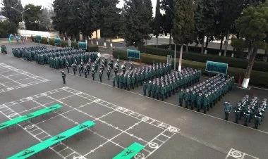 Gənc sərhədçilər and içib FOTO VİDEO