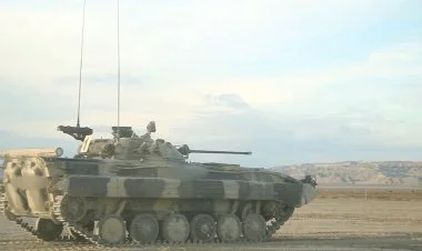 Zirehli texnika heyətlərinin döyüş vərdişləri təlimi VİDEO