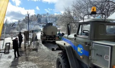 Rusların yanacaqdaşıyan maşınları aksiya ərazisindən keçdi