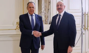 İlham Əliyev Sergey Lavrov ilə görüşüb VİDEO