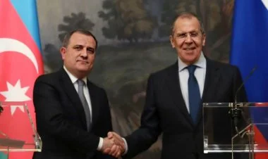 Ceyhun Bayramovla Lavrovun görüşü keçirilib FOTO