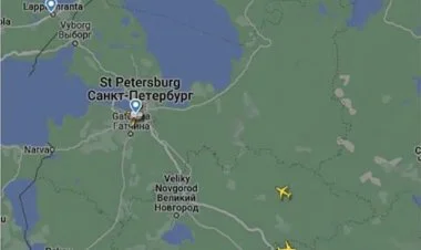 Sankt-Peterburq hava limanının üzərindəki səma bağlanıb