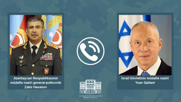 Azərbaycan və İsrail müdafiə nazirləri telefonla danışıblar