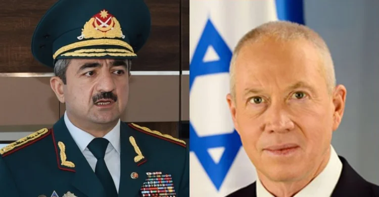 İsrailin müdafiə naziri Elçin Quliyevlə də telefonla danışıb