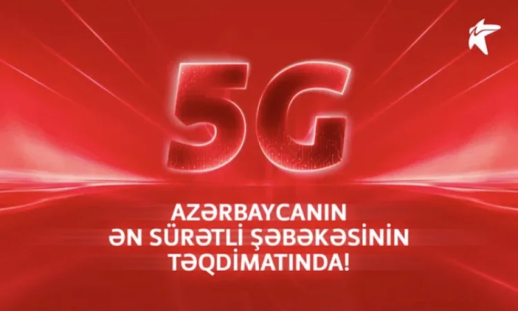 5G Azərbaycanın mobil operatoru şəbəkəsinin təqdimatında