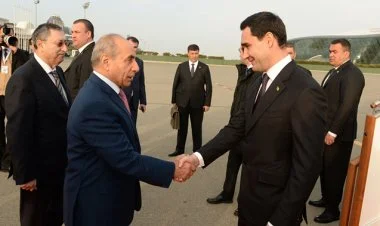 Türkmənistan Prezidenti Azərbaycana gəldi