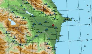 Azərbaycanda zəlzələ baş verib