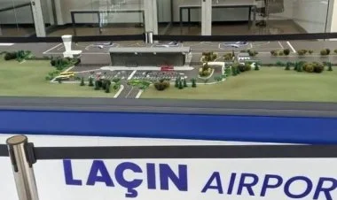 Laçın hava limanında torpaq işləri 37% tamamlanıb
