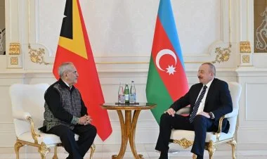 İlham Əliyev Timor-Lestenin Prezidenti ilə görüşüb