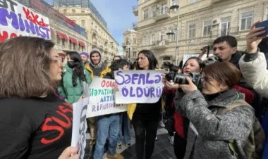 Qadın hüquqlarının müdafiəsində  feministlərin aksiyası