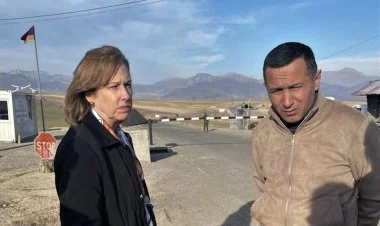 ABŞ səfiri Ermənistan-Azərbaycan sərhədinə gəlib