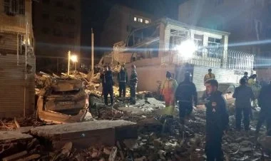 Təbrizdə güclü partlayış: Ölənlər var FOTO