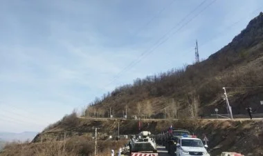 Sülhməramlıların avtomobil karvanı Laçın istiqamətinə gedib