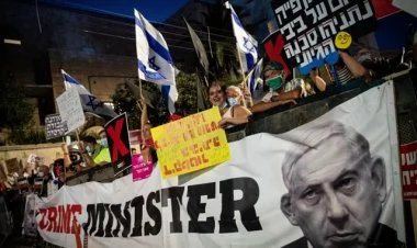 Netanyahu etirazçılara müraciət edir