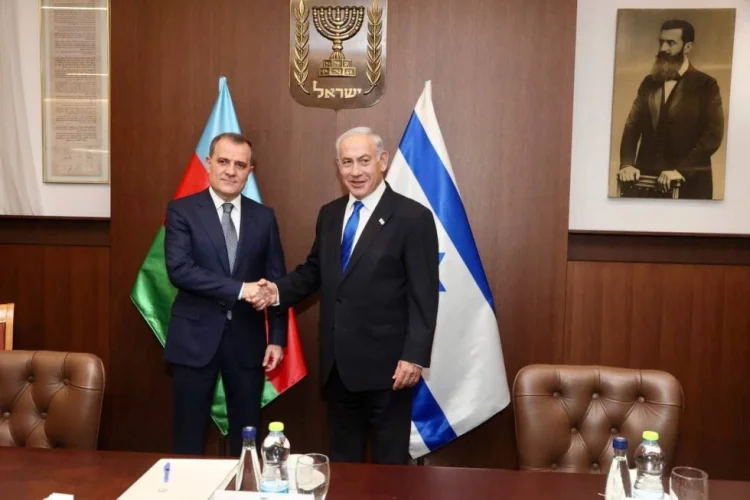 Bayramov Netanyahu ilə görüşüb