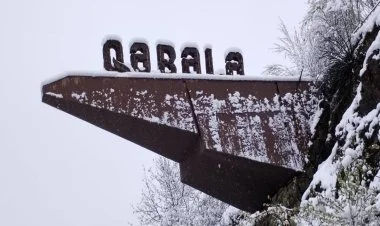Bəzi rayonlara əməlli-başlı qar yağıb QƏBƏLƏ
